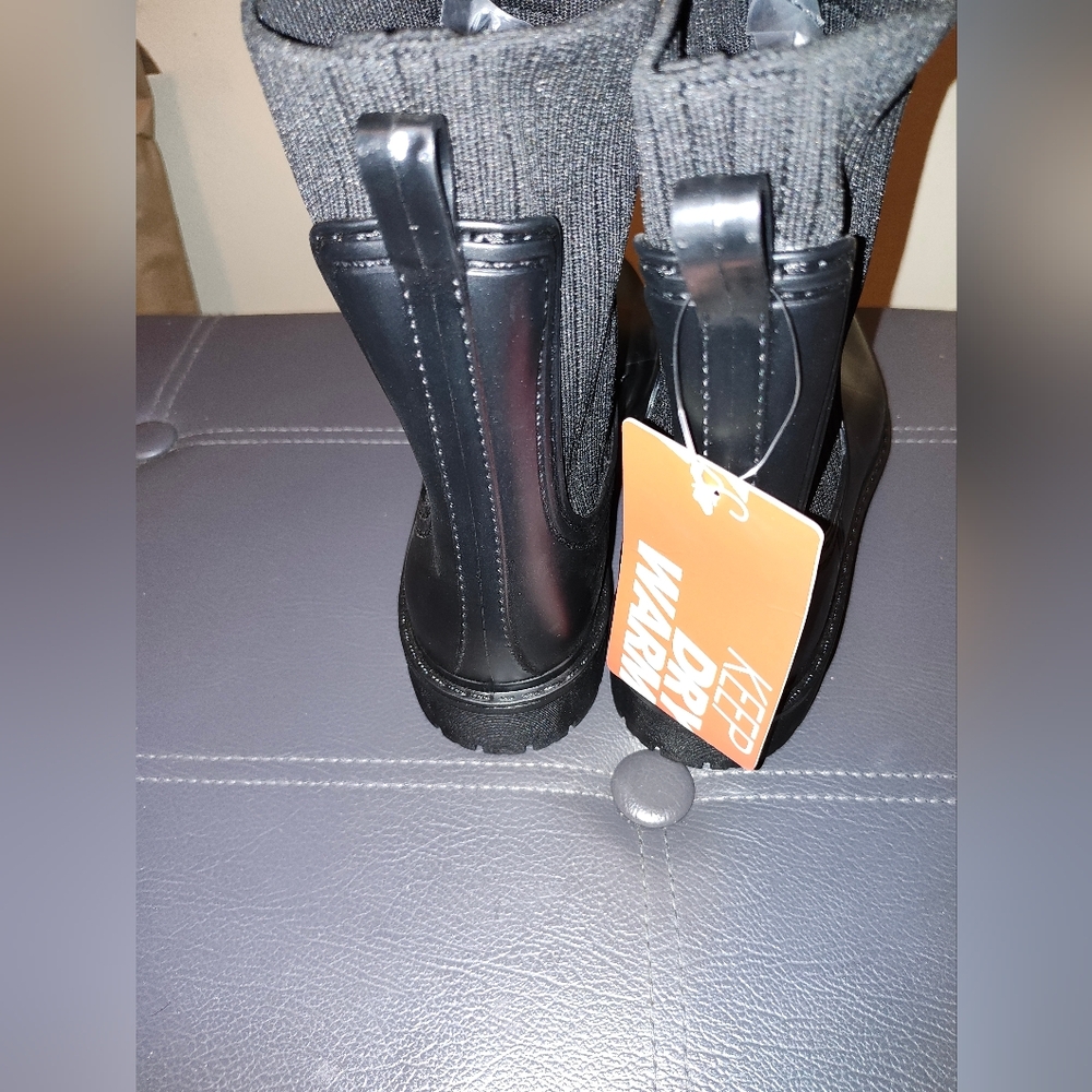 HISEA Waterproof Black Boots - Picture 5 of 6